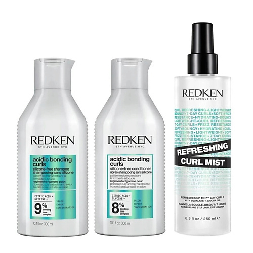 

REDKEN Набор для вьющихся волос Acidic Bonding Curls Mist, Набор для вьющихся волос Acidic Bonding Curls Mist