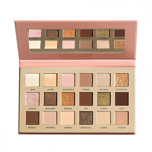 

ART-VISAGE Палетка теней Warm Universe Eyeshadow Palette, Палетка теней Warm Universe Eyeshadow Palette