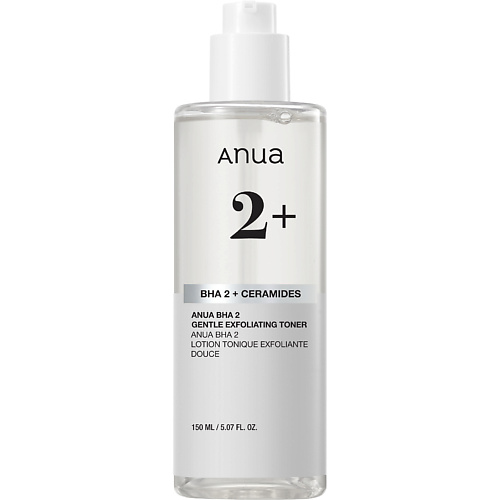 

ANUA Отшелушивающий тонер с салициловой кислотой BHA 2% GENTLE EXFOLIATING TONER 150, Отшелушивающий тонер с салициловой кислотой BHA 2% GENTLE EXFOLIATING TONER