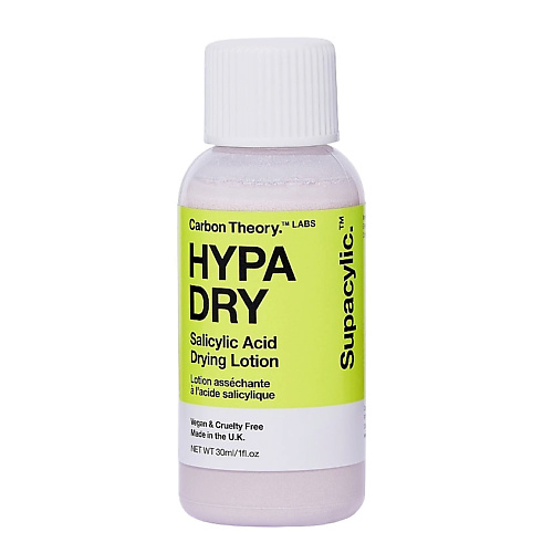 

CARBON THEORY Лосьон точечного нанесения Hypa Dry Salicylic Acid Drying Lotion 30, Лосьон точечного нанесения Hypa Dry Salicylic Acid Drying Lotion