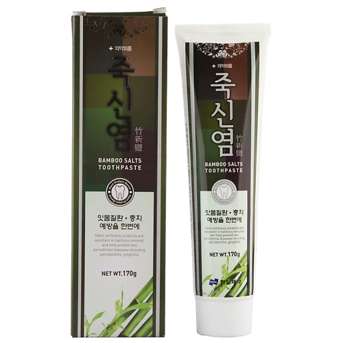 

HANIL Паста зубная с экстрактом бамбуковой соли 170, Паста зубная с экстрактом бамбуковой соли