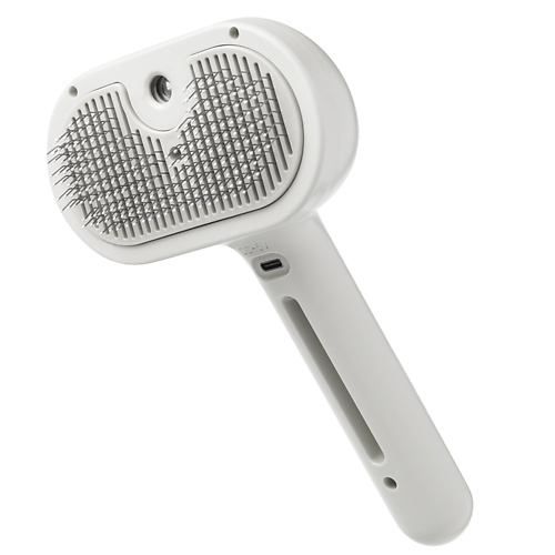 

TENBERG Паровая расческа для кошек и собак Levity White / Щетка с паром для животных, Паровая расческа для кошек и собак Levity White / Щетка с паром для животных