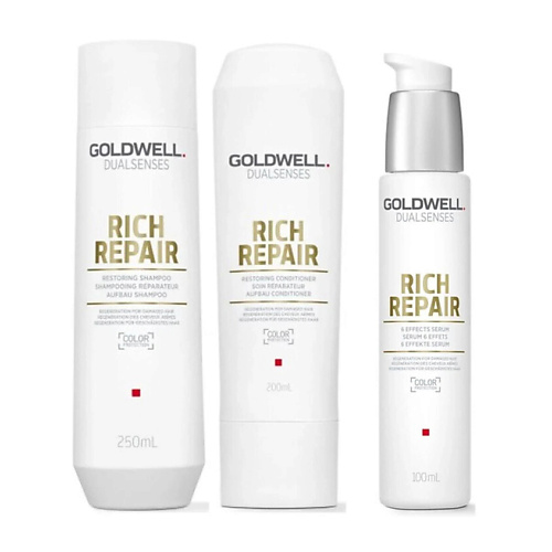 

GOLDWELL Набор Dualsenses Rich Repair Bundle – Effekt-Serum Set, Набор Dualsenses Rich Repair Bundle – Effekt-Serum Set