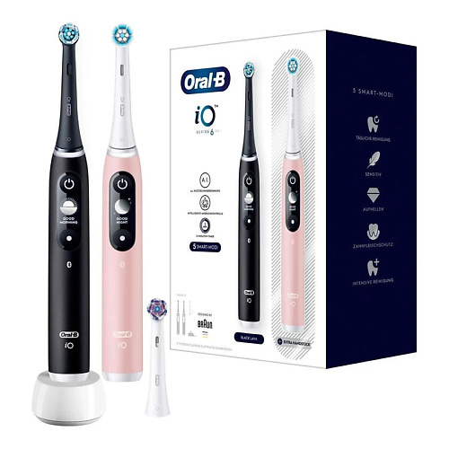 

BRAUN Набор электрических зубных щеток Oral-B iO Series 6 Duo, Набор электрических зубных щеток Oral-B iO Series 6 Duo