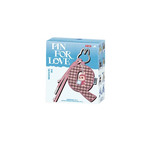 

POP MART Брелок-игрушка THE MONSTERS LABUBU Letters Pin for Love N-Z, Брелок-игрушка THE MONSTERS LABUBU Letters Pin for Love N-Z