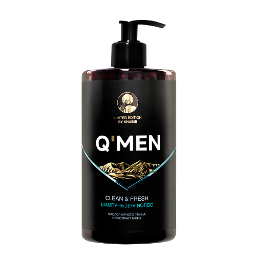 

Deonica Q’MEN Шампунь Чистота и Свежесть мужской 640, Q’MEN Шампунь Чистота и Свежесть мужской