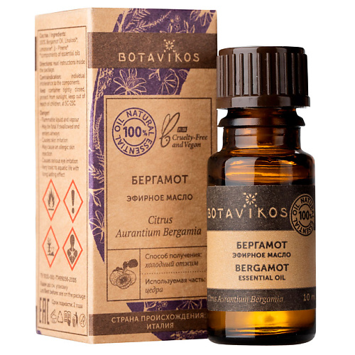 

BOTAVIKOS Эфирное масло Бергамот 10, Эфирное масло Бергамот