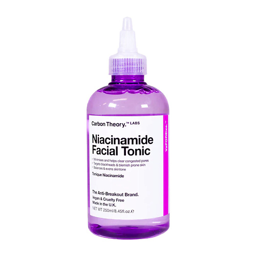 

CARBON THEORY Очищающий тоник Niacinamide Facial Tonic 250, Очищающий тоник Niacinamide Facial Tonic