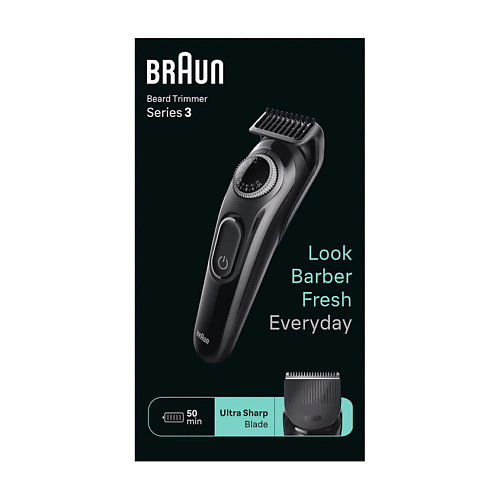 

BRAUN Триммер для бороды Series 3 BT3410, Триммер для бороды Series 3 BT3410