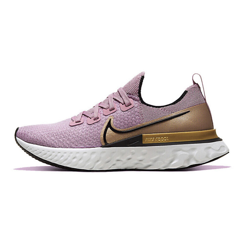 

NIKE Кроссовки React Infinity Run Flyknit Plum Fog Metallic Gold, Кроссовки React Infinity Run Flyknit Plum Fog Metallic Gold