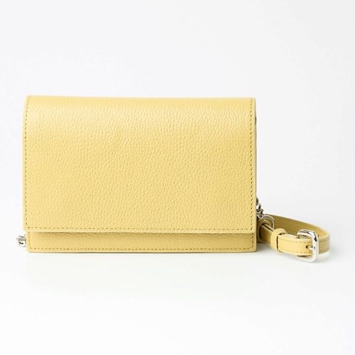 

FRANCHESCO MARISCOTTI Сумка клатч кожаная кросс-боди на плечо с цепочкой, Сумка клатч кожаная кросс-боди на плечо с цепочкой