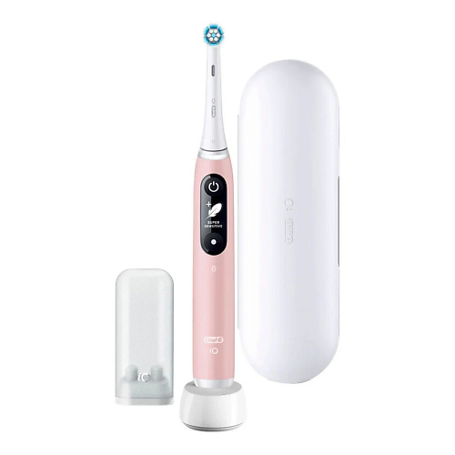 

BRAUN Электрическая зубная щетка Oral-B iO Series 6 Pink Sand, Электрическая зубная щетка Oral-B iO Series 6 Pink Sand