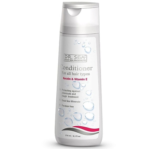 

DR. SEA Питательно-восстанавливающий кондиционер для волос с кератином и витамином Е 250, Питательно-восстанавливающий кондиционер для волос с кератином и витамином Е