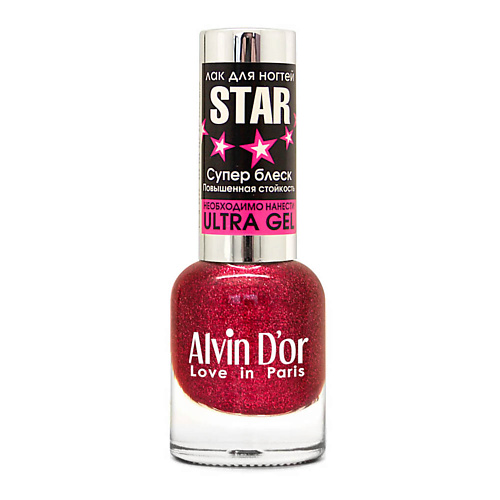 

ALVIN D’OR Лак для ногтей STAR Супер Блеск, Лак для ногтей STAR Супер Блеск