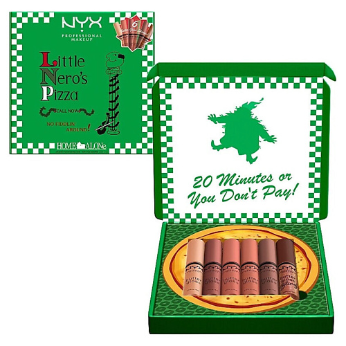 

NYX Professional Makeup NYX PROFESSIONAL MAKEUP Набор блесков для губ Makeup Home Alone Little Nero's Pizza Butter, NYX PROFESSIONAL MAKEUP Набор блесков для губ Makeup Home Alone Little Nero's Pizza Butter