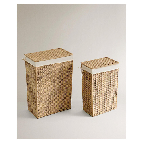 

ZARA HOME Корзина для белья прямоугольная 64 x 45 x 27 см, Корзина для белья прямоугольная 64 x 45 x 27 см