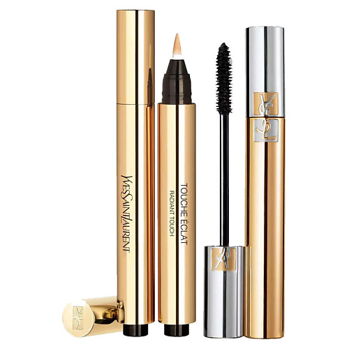 

YVES SAINT LAURENT Набор: Тушь Volume Effet Faux Cils+ Консилер-хайлайтер Touche Éclat Radiant Touch, Набор: Тушь Volume Effet Faux Cils+ Консилер-хайлайтер Touche Éclat Radiant Touch