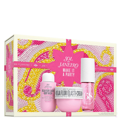 

SOL DE JANEIRO Набор средств для тела Make It A Party Крем+Спрей+Гель для душа, Набор средств для тела Make It A Party Крем+Спрей+Гель для душа