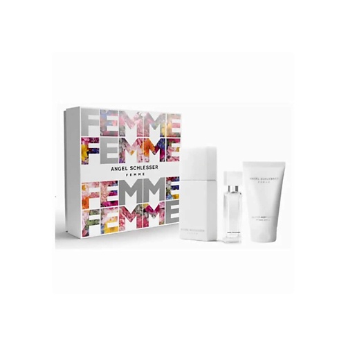 

ANGEL SCHLESSER Набор Angel Schlesser Femme: Туалетная вода + Миниатюра + Крем для тела, Набор Angel Schlesser Femme: Туалетная вода + Миниатюра + Крем для тела