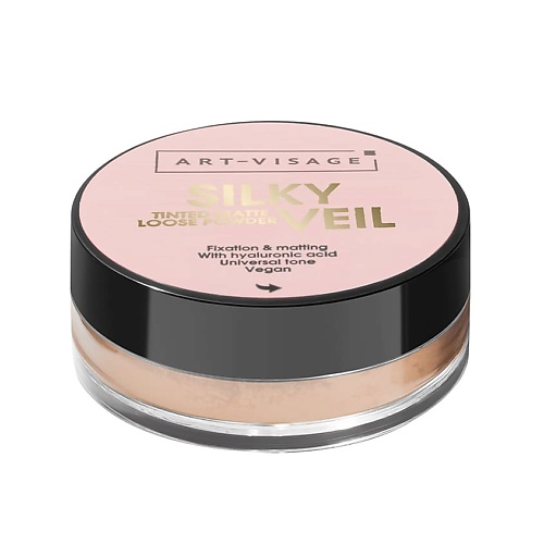 

ART-VISAGE Пудра рассыпчатая Silky Veil Tinted Matte Loose Powder, Пудра рассыпчатая Silky Veil Tinted Matte Loose Powder