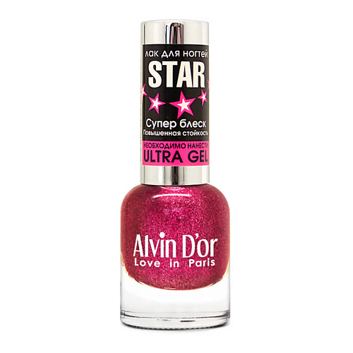 

ALVIN D’OR Лак для ногтей STAR Супер Блеск, Лак для ногтей STAR Супер Блеск