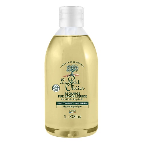 

LE PETIT OLIVIER Мыло жидкое гипоаллергенное рефилл Hypoallergenique 1000, Мыло жидкое гипоаллергенное рефилл Hypoallergenique