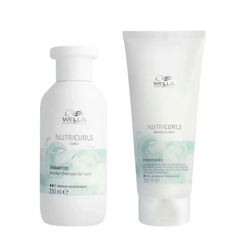 

WELLA Набор Nutricurls Bundle: Шампунь + Кондиционер, Набор Nutricurls Bundle: Шампунь + Кондиционер