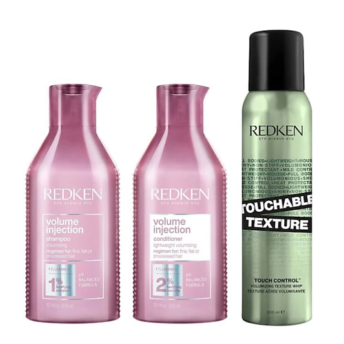 

REDKEN Набор Volume Injection + Touchable Texture Bundle, Набор Volume Injection + Touchable Texture Bundle