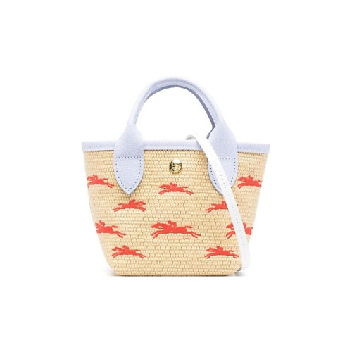 

LONGCHAMP Сумка Le Panier Pliage Handbags Beige & Blue, Сумка Le Panier Pliage Handbags Beige & Blue