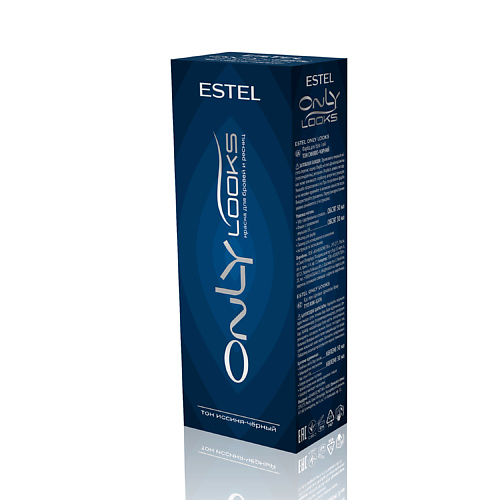 

ESTEL PROFESSIONAL Краска для бровей и ресниц ONLY looks тон иссиня-черный 03 117, Краска для бровей и ресниц ONLY looks тон иссиня-черный 03