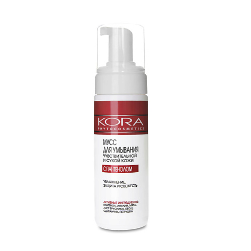 

KORA Мусс для умывания Увлажняющий уход 160, Мусс для умывания Увлажняющий уход