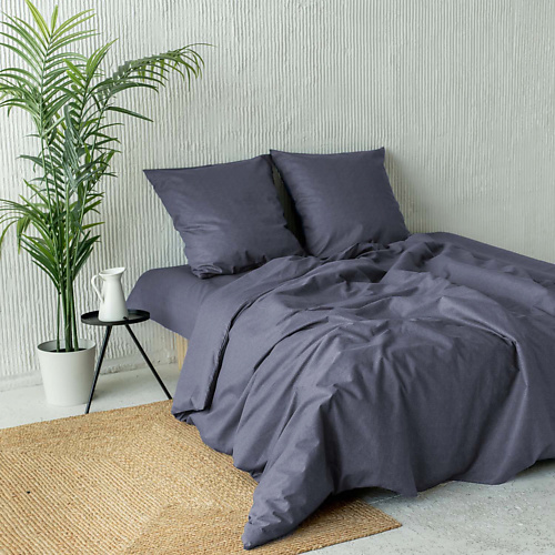 

PASIONARIA Постельное белье "Капри" Евро 215х240 Графит, Постельное белье "Капри" Евро 215х240 Графит