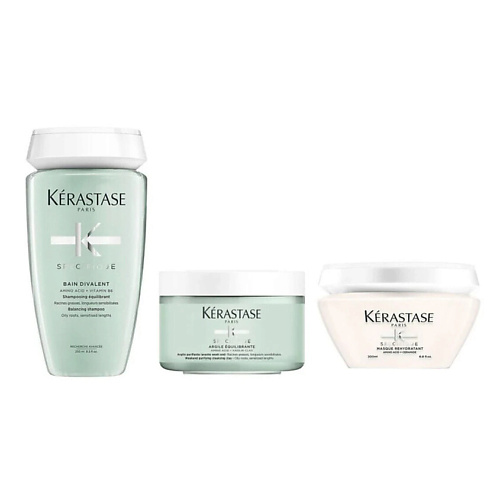 

KERASTASE Набор Specifique Set Divalent: Шампунь + Маска + Гель-маска для волос, Набор Specifique Set Divalent: Шампунь + Маска + Гель-маска для волос