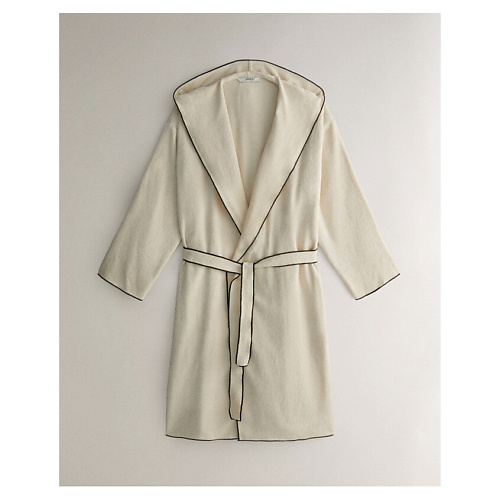 

ZARA HOME Хлопчатобумажный халат overlock 320 г/м2, Хлопчатобумажный халат overlock 320 г/м2