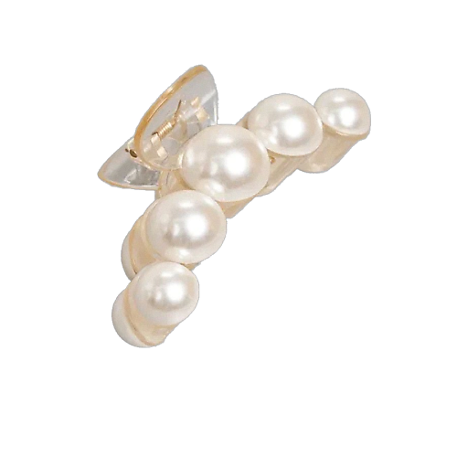 

ZIKOLKI STORE Заколка крабик аксессуар для волос с жемчугом красивый, Заколка крабик аксессуар для волос с жемчугом красивый