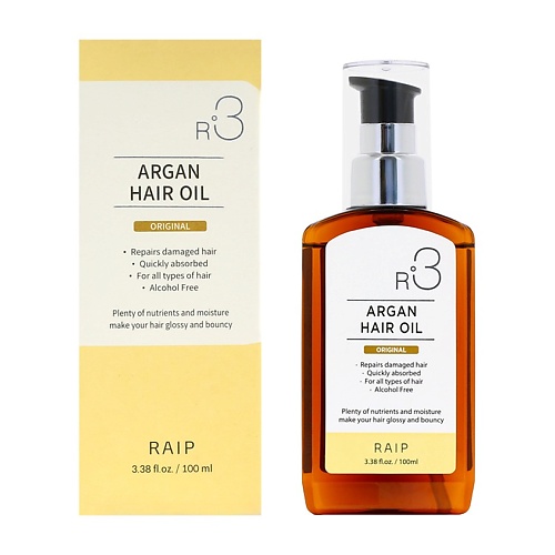 

RAIP Масло для волос ORIGINAL аргановое 100, Масло для волос ORIGINAL аргановое