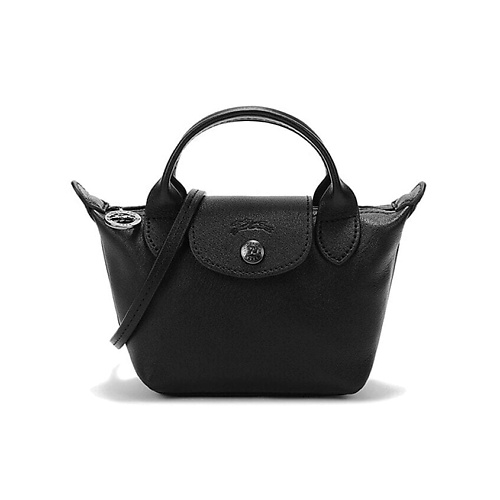

LONGCHAMP Сумка Sheepskin Dumpling Bag Mini Women's Black, Сумка Sheepskin Dumpling Bag Mini Women's Black