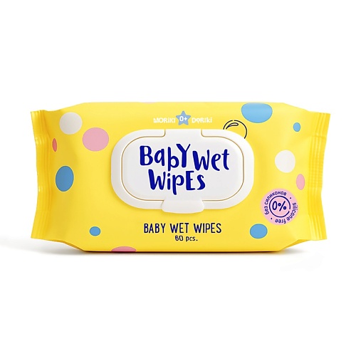 

MORIKI DORIKI Салфетки влажные детские Baby Wet Wipes 0+, Салфетки влажные детские Baby Wet Wipes 0+