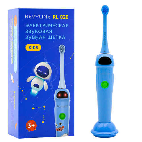 

REVYLINE Электрическая звуковая зубная щетка RL 020 Kids, Электрическая звуковая зубная щетка RL 020 Kids
