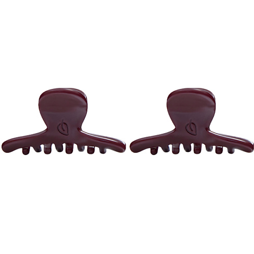 

ASSORO Набор крабов для волос 2 шт Бургунди мини, Набор крабов для волос 2 шт Бургунди мини