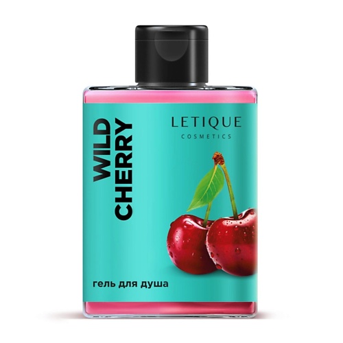 LETIQUE COSMETICS Гель для душа WILD CHERRY Вишня 300 450₽