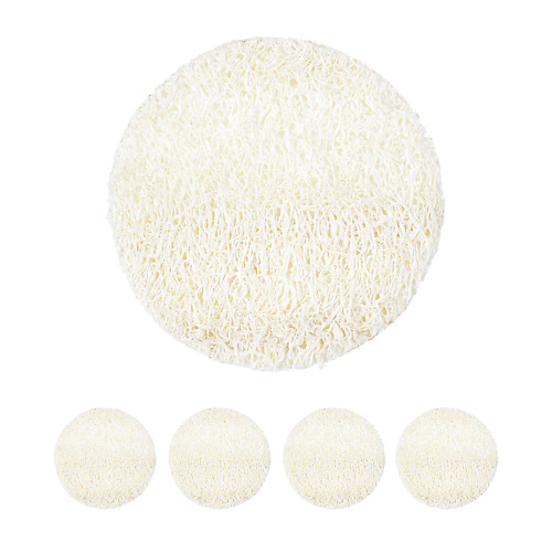 

БАННЫЕ ШТУЧКИ Набор спонжей для лица из люфы ЭКО, Набор спонжей для лица из люфы ЭКО