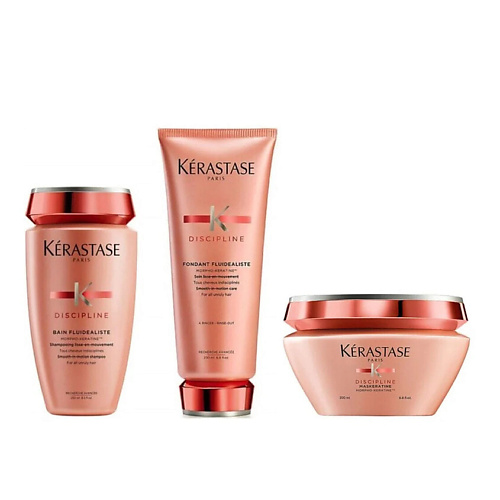 

KERASTASE Набор Discipline: Шампунь + Кондиционер + Маска, Набор Discipline: Шампунь + Кондиционер + Маска