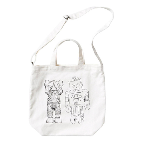 Сумка UNIQLO Сумка Cotton Tote Bag Shopping Bag Handbag Regular Unisex White