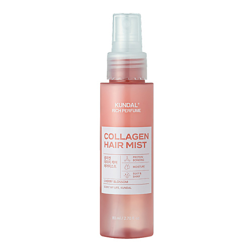 

KUNDAL Мист для волос коллагеновый Цветок вишни Cherry Blossom Rich Perfume Collagen Hair Mist, Мист для волос коллагеновый Цветок вишни Cherry Blossom Rich Perfume Collagen Hair Mist
