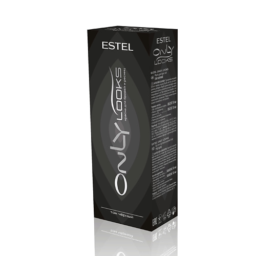 

ESTEL PROFESSIONAL Краска для бровей и ресниц ONLY looks тон черный 01 117, Краска для бровей и ресниц ONLY looks тон черный 01
