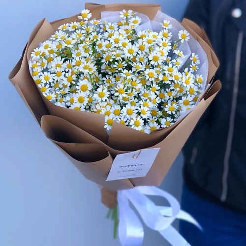 

DIVAFLORA СЕТЬ МАГАЗИНОВ СТИЛЬНЫХ БУКЕТОВ Ромашки букет "Утренний Монмарт", Ромашки букет "Утренний Монмарт"