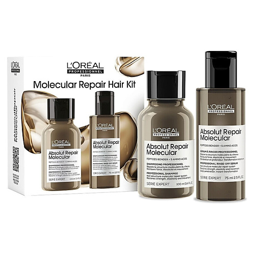 

L'OREAL PROFESSIONNEL Набор для ухода за волосами Serie Expert Absolut Repair Molecular, Набор для ухода за волосами Serie Expert Absolut Repair Molecular