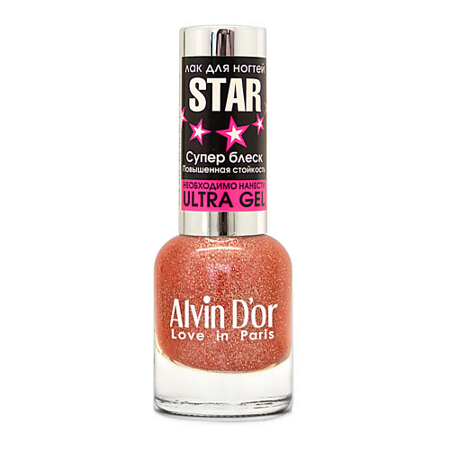 

ALVIN D’OR Лак для ногтей STAR Супер Блеск, Лак для ногтей STAR Супер Блеск