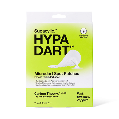 

CARBON THEORY Патчи точечного нанесения с микроиголками Hypa Dart Microdart Spot Patches, Патчи точечного нанесения с микроиголками Hypa Dart Microdart Spot Patches